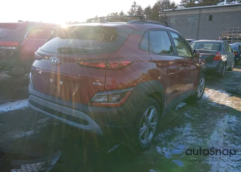 2022 Hyundai Kona Sel z USA, uszkodzony, nr VIN KM8K6CAB7NU762892
